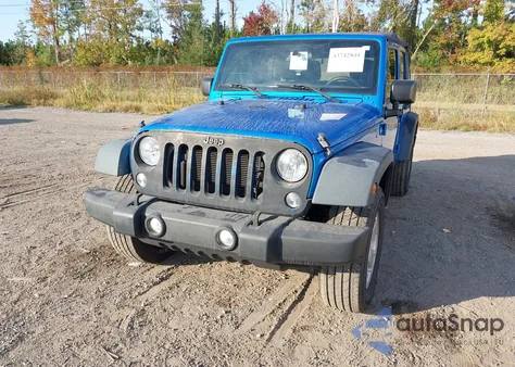 2016 Jeep Wrangler Unlimited Sport from USA, damaged, VIN 1C4BJWDG2GL306805